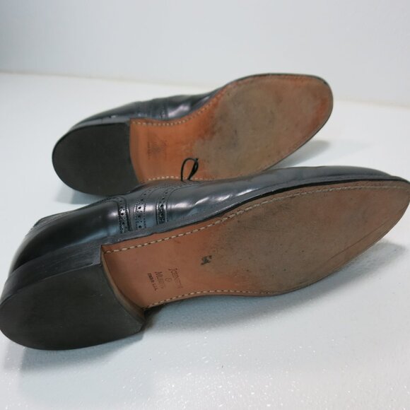 Johnston & Murphy Brogue Wingtip Leather Dress Oxfords Men's Footwear Shoes 13 - Picture 3 of 7